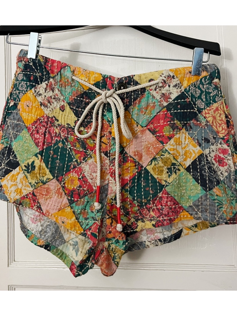 Free People - Santorini Patchwork Shorts - Picture 3 of 5